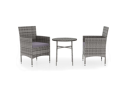 Garden Dining Set, Garden Dining Sets Vidaxl Cinzeto Rattan / Vime (n/a)