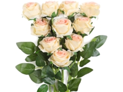 Rosas Artificiais de Seda, Buquê de Flores para Casa, Escritório e Casamento. AQUAFORGE