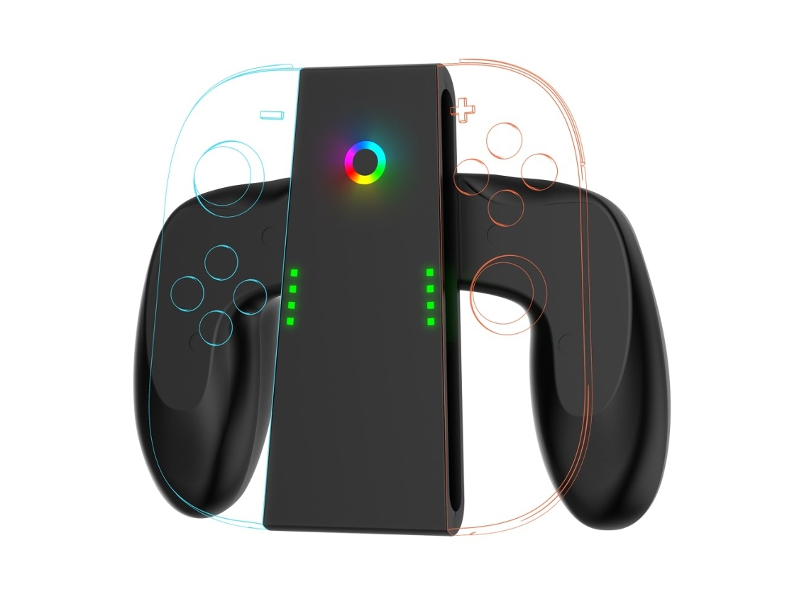 Jys Nintendo Switch 2 Joy-con Charging Grip Preto
