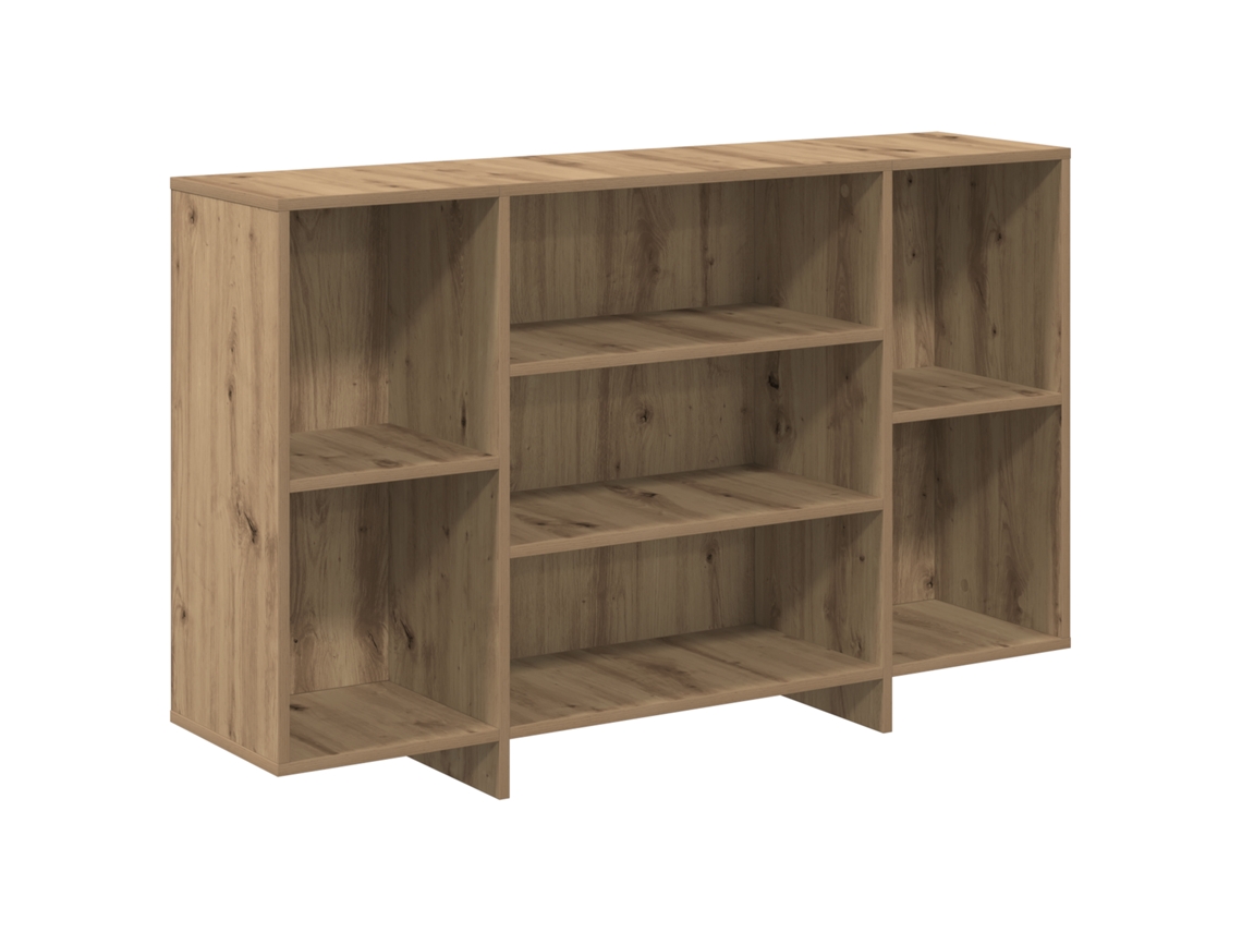 Conjunto 1 Unidade De Armazenamento Vidaxl Castanho Derivados De Madeira (120 X 30 X 75 Cm)