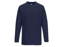 Camiseta Manga Longa Em Algodão Versatilidade E Conforto / Marinho / P Portwest