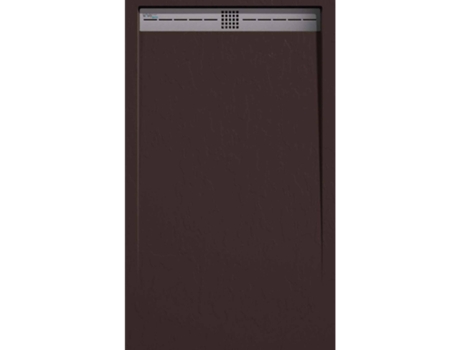 Base de chuveiro retangular em resina Classic Textura lisa de carga mineral válvula incluída EL BAÑO MODERNO