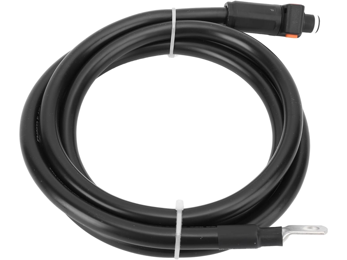 Cabo de Alimentação Externa Negativo de 4 Awg, Silicone Extra Macio, Plugue Reto SFUSHOS