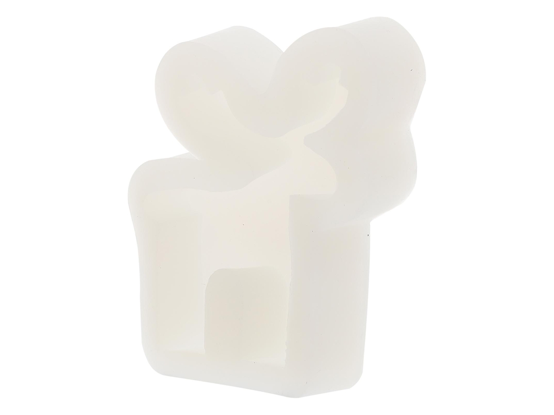 Molde para Vela em Formato de Alce para Decoração de Natal, Ferramenta Diy AQUAFORGE (1 Unidade)