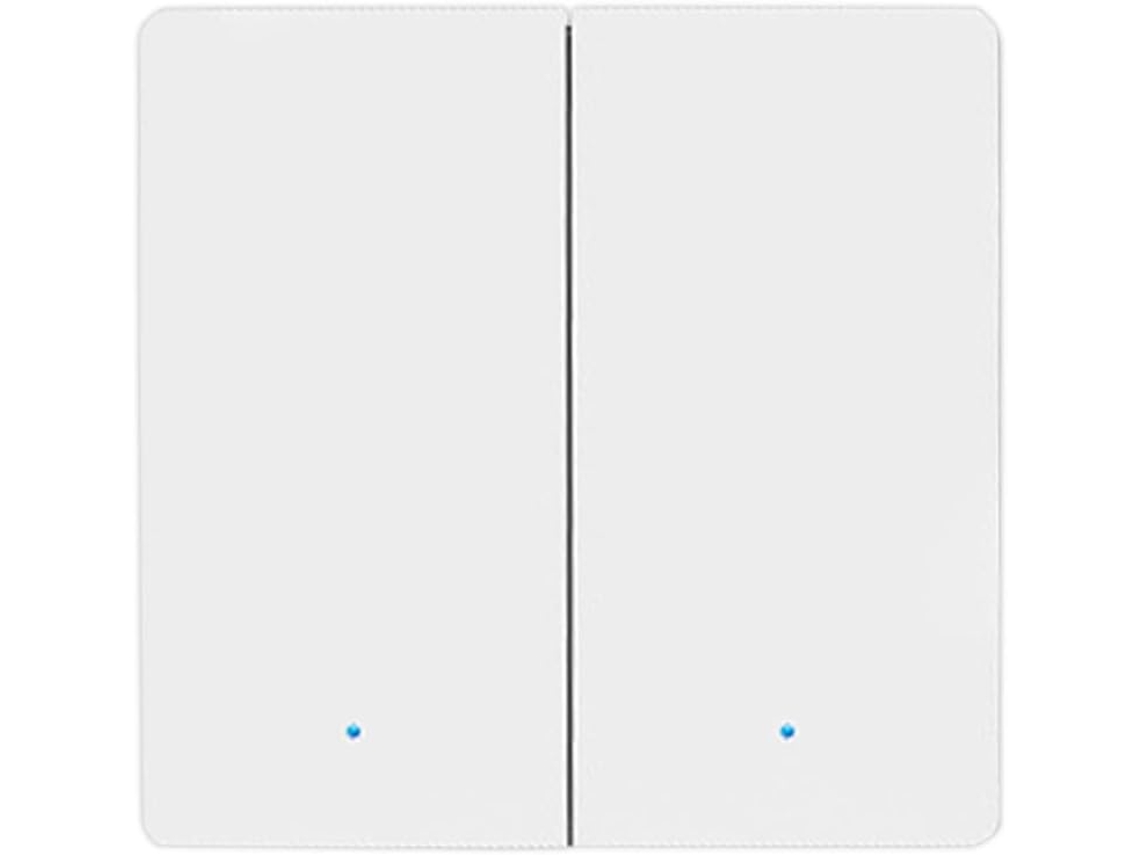 Interruptor Inteligente Tuya Zigbee De Parede Com Botão Pressão, Alimentação Monofásica, Sincronização Inteligente Por