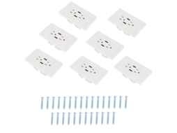 Retirado da Parede Usb Dupla Padrão Norte-americano (125v 15a, Dc 5v 2100ma, Branca)
