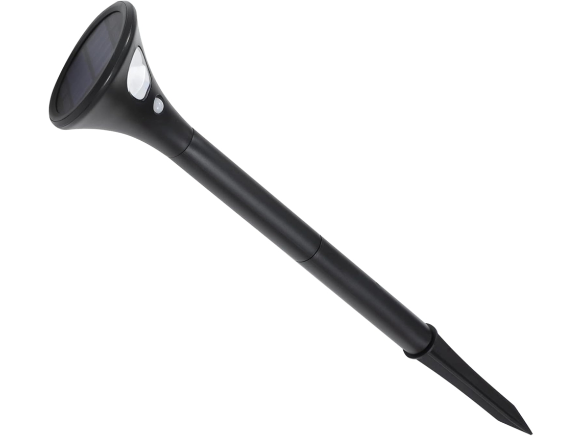 Refletor Solar Externo Com Sensor De Movimento, Led 5730 Em Abs Preto, 0,5 W 5 V 3000 K, Iluminação Para Jardim.