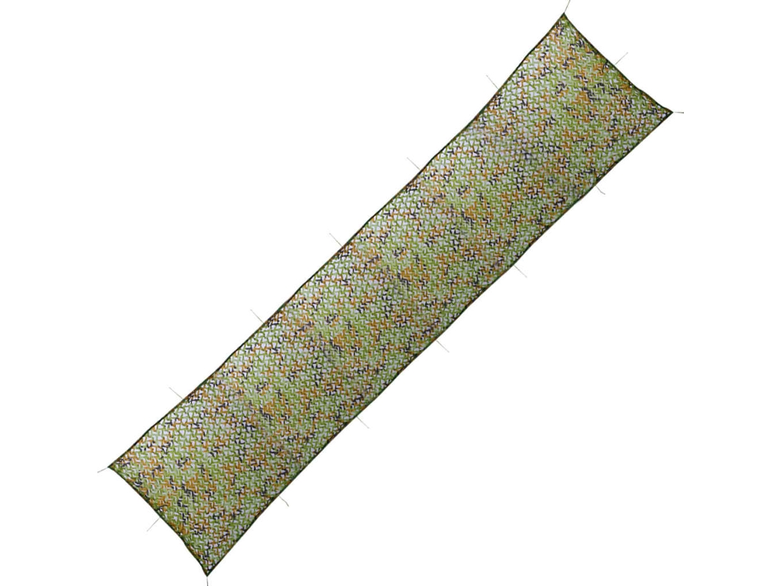 Rede camuflagem VIDAXL Verde Tecido ( 1,5x7 m)