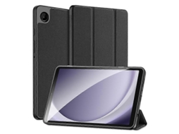Capa De Couro Dobrável Tripla Com Suporte Para Tablet Dux Ducis Domo Series Compatível Com Samsung Galaxy Tab A9.