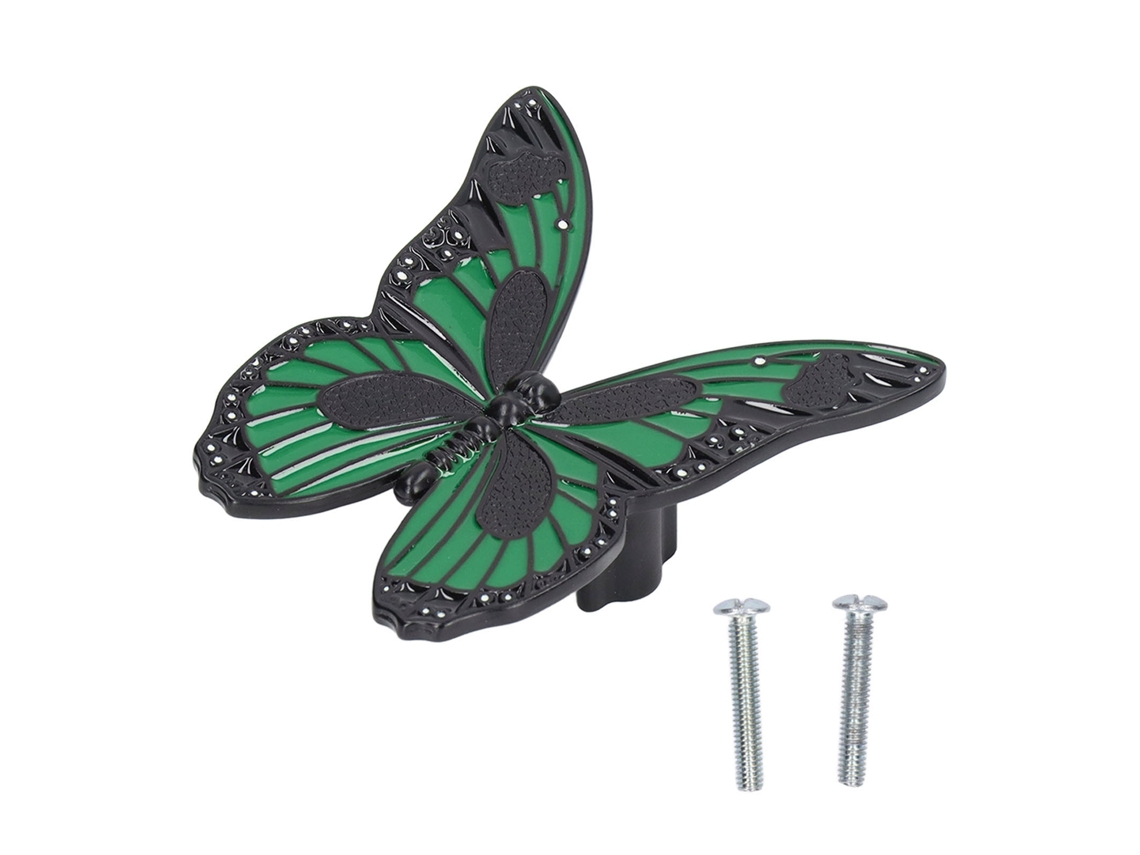 Manípulo Borboleta Moderno Minimalista de Zinco Verde