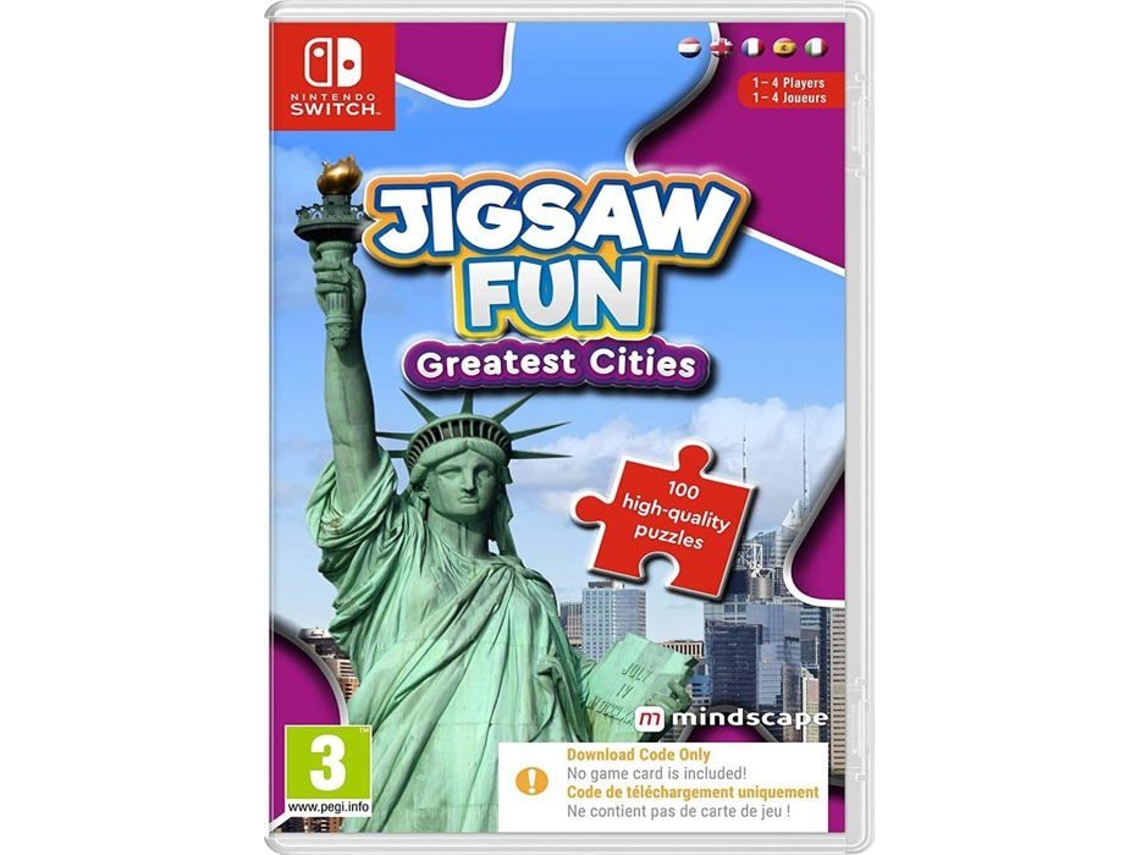 Diversão com quebra-cabeças as melhores cidades /Nintendo Switch - (CIAB)