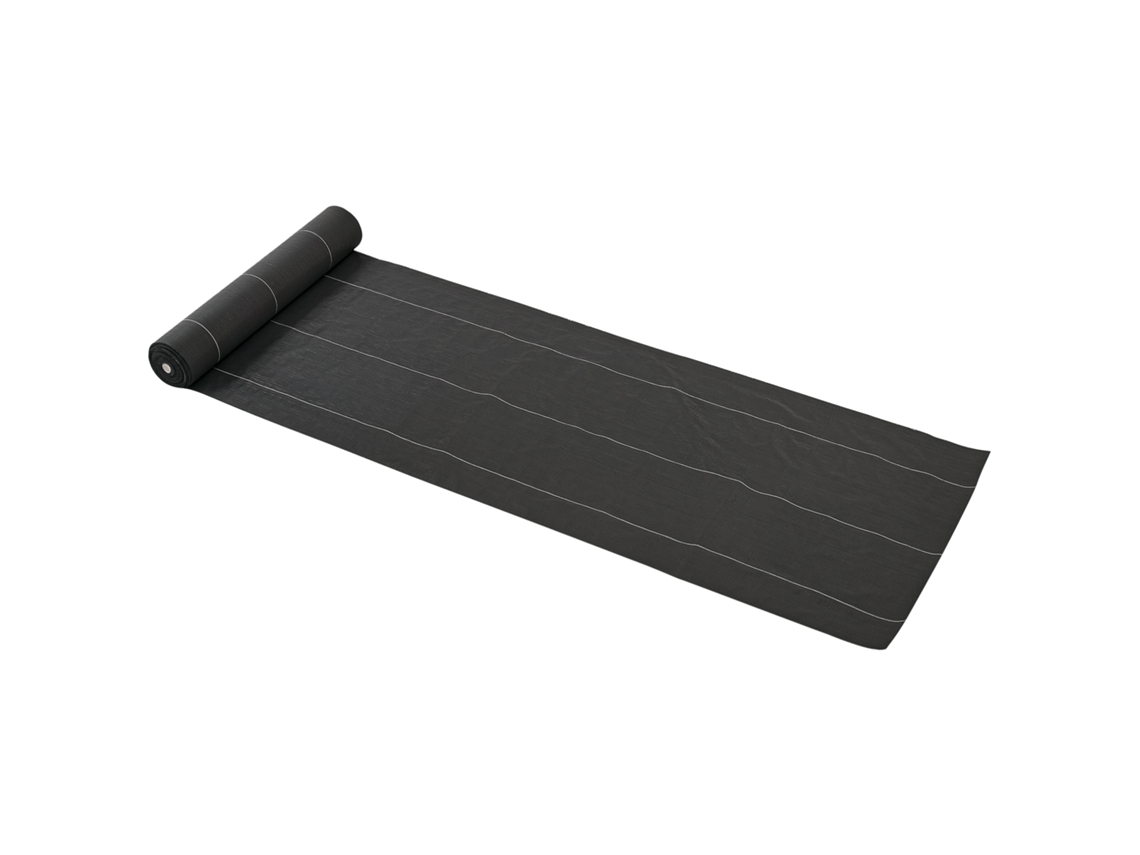Tecido Controlo Ervas Daninhas 130g/m² 92×1m, Resistente Rasgos E Uv, Permeável À Água, Manta Anti‑ervas Para Jardim Exterior