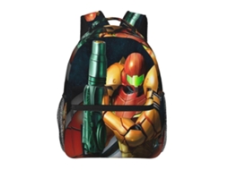 Mochila De Estudante Metroid E60, Durável E Leve, Com Alça De Ombro Impermeável E Respirável Olysi Shop (u60)