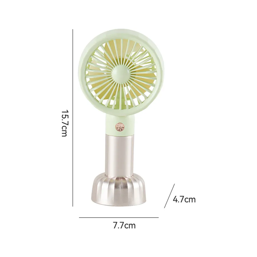 Mini ventilador de mão MDUG com bateria de longa duração e vento forte
