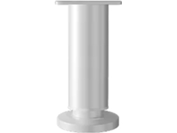 Pés De Apoio Para Estrutura Cama, Pés De Apoio Para Móveis, Pés Ajustáveis Para Móveis, Brancos, 18-30cm