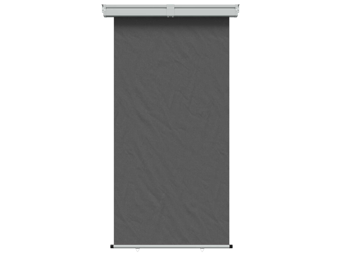 Vidaxl Toldo Lateral De Varanda 100% Poliéster, Ferro E Aço