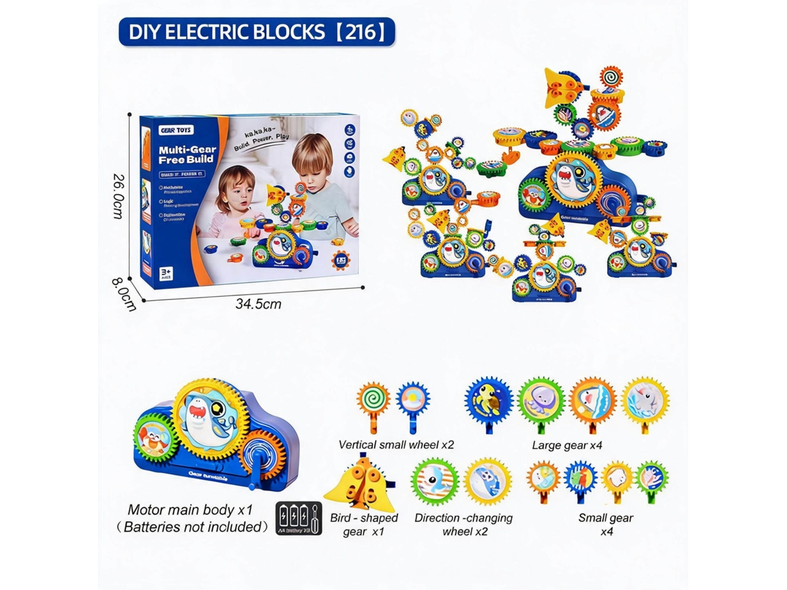 Jogo De Construção Henten Home Brinquedos Educativos Faça Você Mesmo