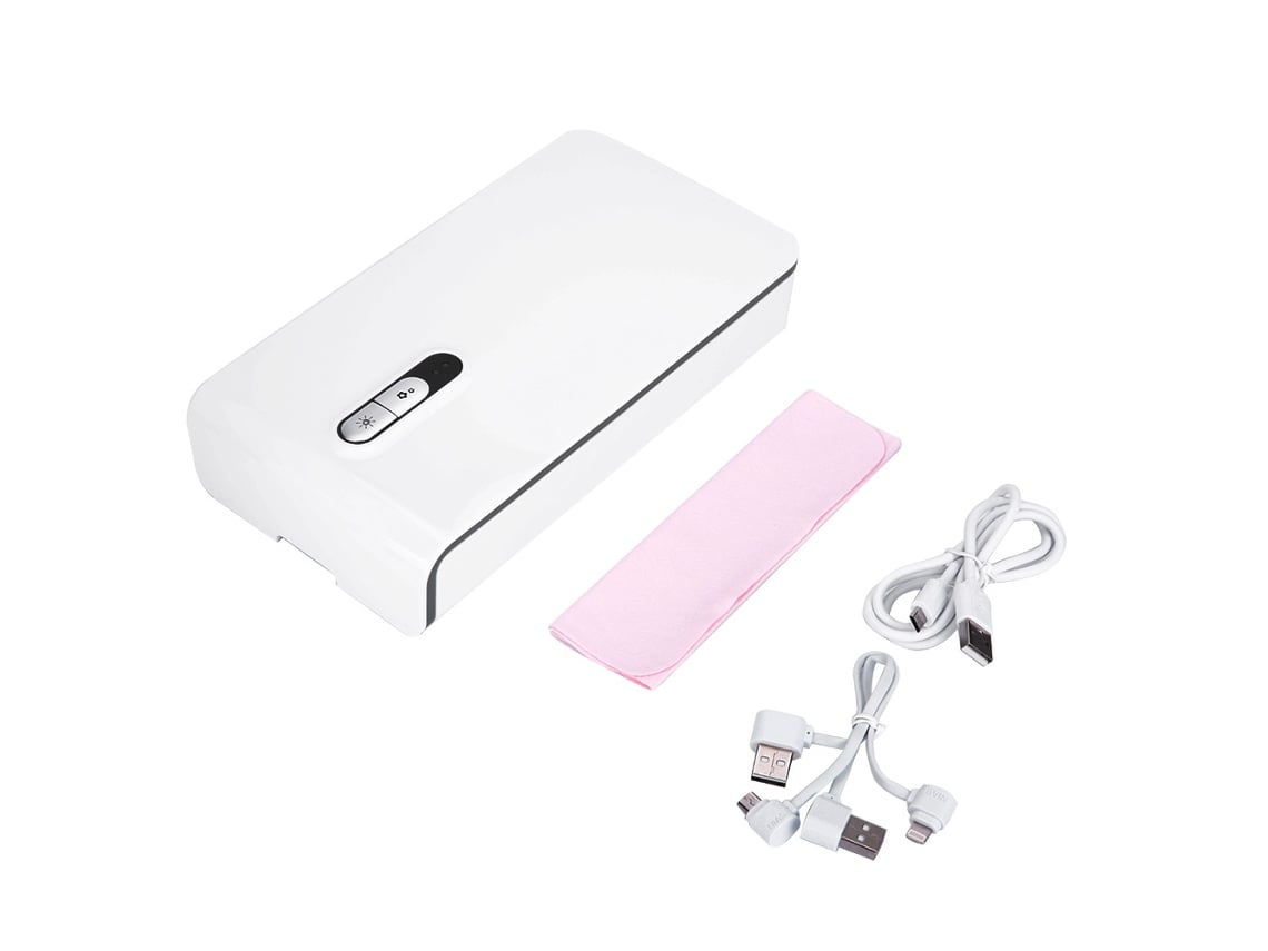 Carregador USB de 4 Slots EOOCOO com proteção e luz