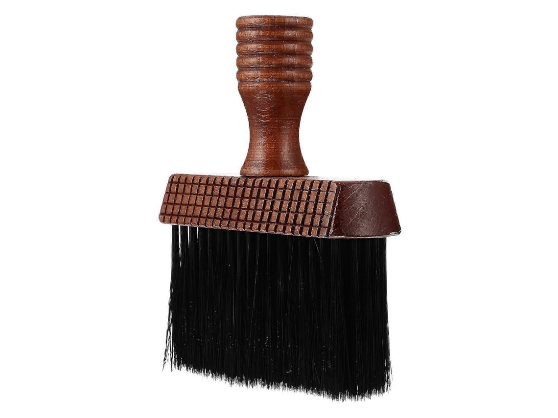 Escova De Pescoço Elysve Com Cerdas Macias E Uso Profissional Para Barba, Bigode E Acabamento Preciso