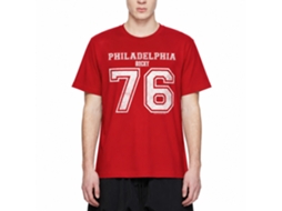 Rockinstone Rocky Movie Seventy Six Heather Red Adult T-shirt Size:l