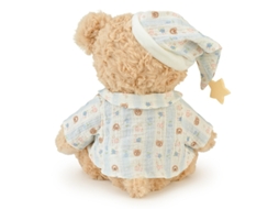 Ursinho de Pelúcia Sentado, Cor Marrom Claro Modelo Mia Teddy em Pijama CHABERLU
