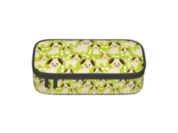 Estojo Fofo Com Estampa De Cachorro Labrador, Bolsa Para Lápis De Grande Capacidade, Pequena Bolsa De Cosméticos Para Mulheres E Homens Slowmoose