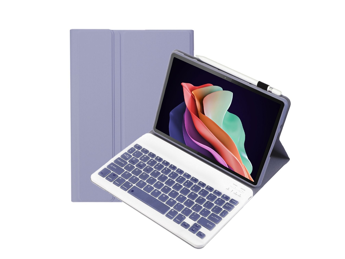 Roxo Escuro Teclado Bluetooth Redmi Pad 2 De 11 Polegadas Yunzii (2025)