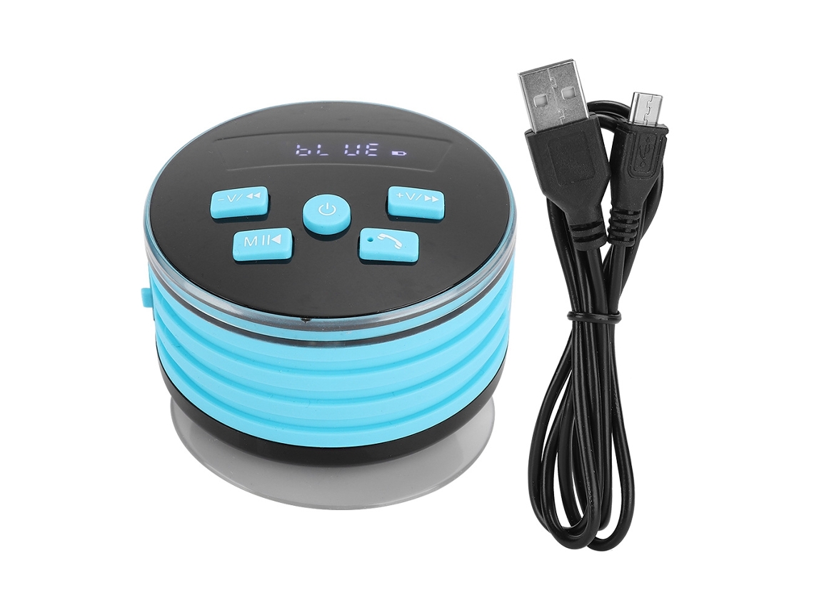 Aetheria alto falante Bluetooth Portátil Ipx7 com Luz de Respiração, Subwoofer Fm e Ventosa