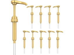 Pacote Com 10 Bombas Dosadoras Para Xarope Para Frascos De Xarope De 750ml Ideal Para Cozinha, C Gokoco