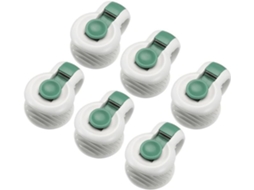 Yeacher 6-clips para capa de edredom, sem alfinetes, para manter as bordas no lugar, Fixadores de Duvet, Clips