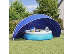 Vidaxl Cúpula De Piscina 592 X 590 X 275 Cm Azul Azure