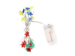 Laxiscreed String De Luz De Estrela De Fada Com 20 Leds Para Decoração De Quarto E Exterior