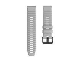Lurelia Pulseira De Silicone Liberação Rápida, Compatível Com Garmin Fenix 7x/ 6x Smartwatch 26mm, Cinza