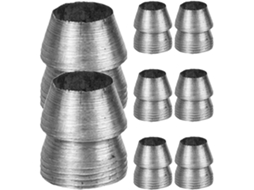 Kichouse Kit de 8 Cunhas Metálicas para Martelo, Material Ferroso, Fácil Armazenamento, Reforça Estruturas de Madeira, CHABERLU