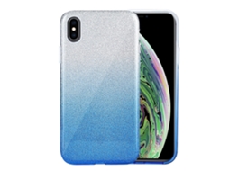 Capa Protetora Série Gradiente Deslumbrante Capa Protetora para Iphone Xs Max (azul) EOOCOO (antichoque Gradiente)