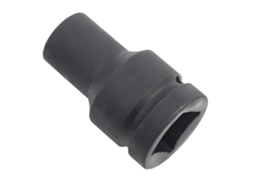 1 Polegada Chave De Impacto Pneumática Socket Grossa Hexagonal Quadrada Comprimento 80mm H18
