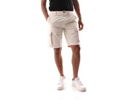 Bermuda De Homem 40weft Nick Poliéster Bege (52)