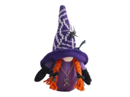 Decoração de Mesa Halloween com Gnomo de Peluche para Festas e Presentes LAXISCREED