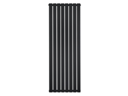 Radiador Plano Coluna Única 1600x560 Mm | Preto | 1229w | Aço Carbono Durável | Instalação Simples | Aquecimento Rápido