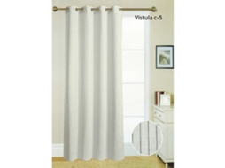 Cortina HOSTELINE VISTULA Cinzento 140 x 260 cm