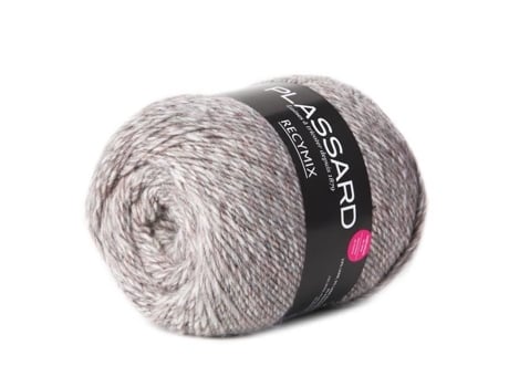 Lã reciclada Recymix 80 Natural Bege