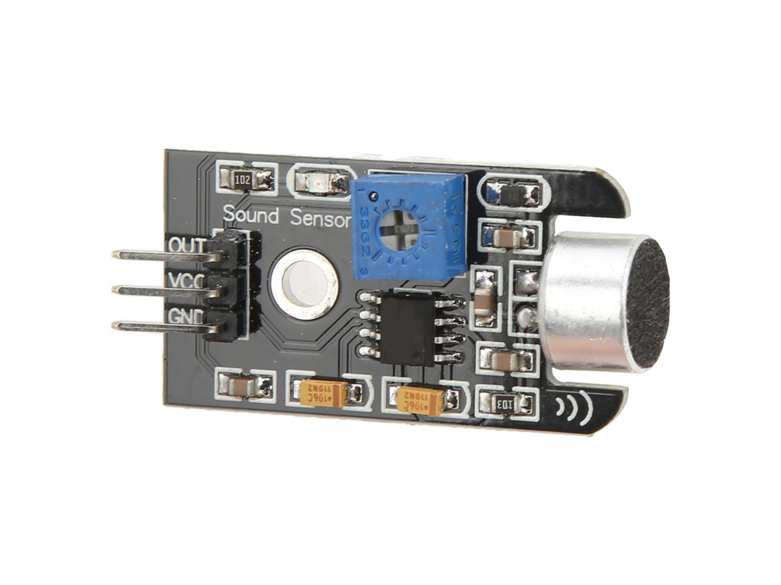 Módulo De Sensor De Som Com Microfone (detecção De Som De Alta Sensibilidade, Alimentação De 5v)