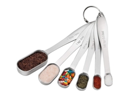 Conjunto de colheres de medição Nova Line, inox, 6 unidades