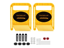 2 Conjuntos De Tablero De Plumas Ajustable Extendido Dispositivo De Seguridad Para Sierra De Mesa Router Mesas Herramienta Amarilla