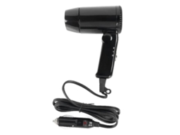 (preto) Secador De Cabelo Portátil Multifuncional 12v Para Carro/exterior