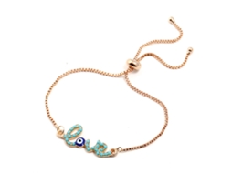 Pulseira Com Pingente Olho Do Amor Estilo Euramericano Personalidade