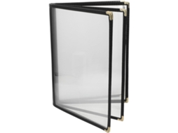 Capa Transparente Em Pvc Cardápio De Restaurante Nuobesty, Com 6 Páginas Soltas, Design Com Possibilidade De