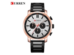 Relógio Masculino MDUG Casual de Quartzo com Pulseira de Aço Inoxidável, Simples para Negócios