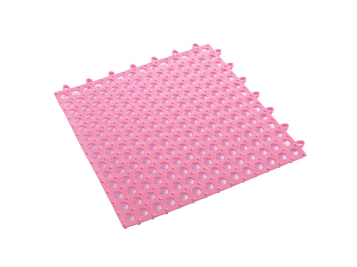 Tapete Antiderrapante para Banheiro com Buracos de Drenagem Diy Mat de Chuveiro Ajustável