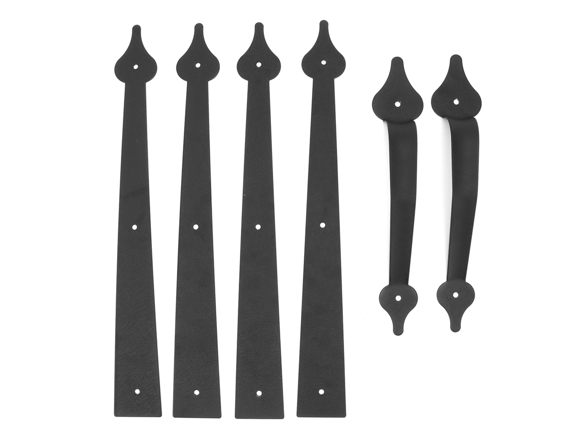 Primerox alça Decorativa de Aço Carbono para Porta de Garagem com Dobradiça Home Hardware